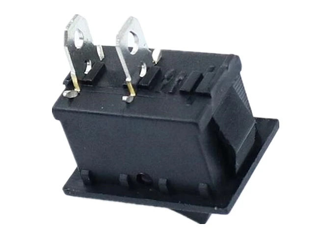 Фото 2 шт./лот 10*15 мм SPST 2PIN ВКЛ/ВЫКЛ G130 кулисный переключатель 3A/250 В приборная панель автомобиля грузовик RV ATV домашний черный №5