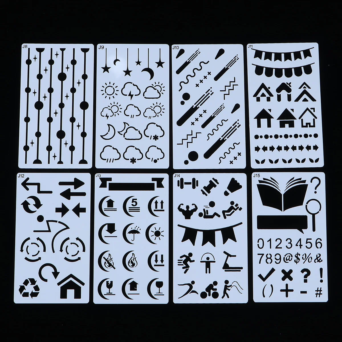 

15 шт., Детские шаблоны для рисования цветов