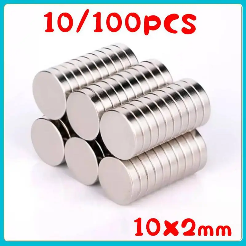 100/50/30/20/10 шт. 10x2 мм неодимовый магнит NdFeB Круглый сверхмощный сильный постоянный