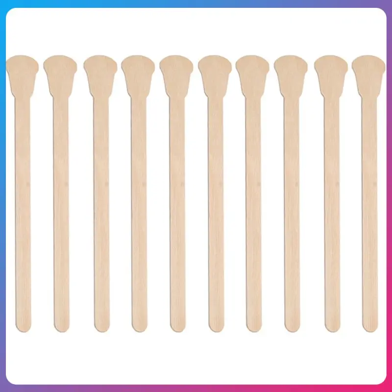 

10 шт./упаковка, одноразовые деревянные палочки для удаления волос