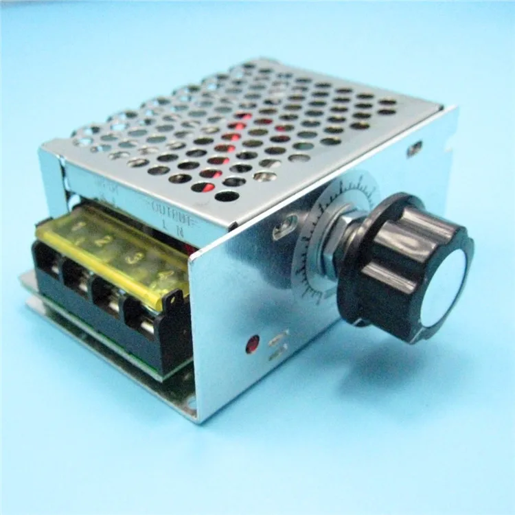 

Импортный высокомощный Тиристор 4000 Вт, электронный регулятор напряжения, регулировка скорости и температуры с переключателем