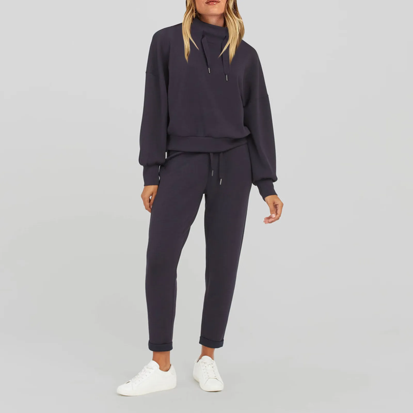 

Women's Tracksuit Sweatshirt And Sweatpants 2 Piece Set Yoga Wear Loungewear Set 2023 Ladies Autumn Sports Suit Streetwear