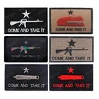 Вышитая нашивка, приходите и возьмите ее, белая Тактическая Военная нашивка, эмблема, Аппликации, Боевая вышивка значки-наклейки Chevron