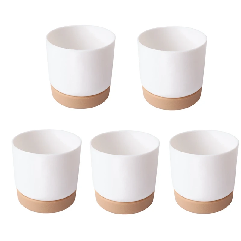 

Горшок для растений с автополивом, двухуровневый цветочный горшок для растений, цветочные горшки для садоводства, искусственная керамичес...