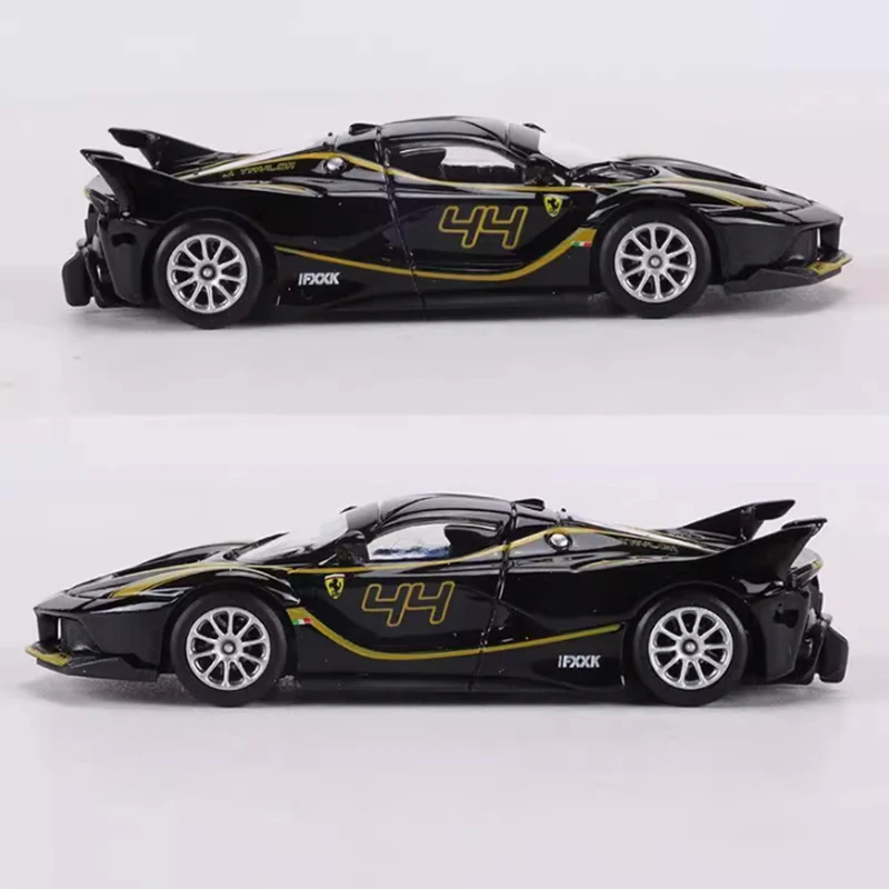 Фото Bburago литой под давлением масштаб 1:64 Ferrari FXXK спортивный автомобиль из сплава, имитация модели автомобиля, коллекция украшений, праздничный подарок, дисплей №3