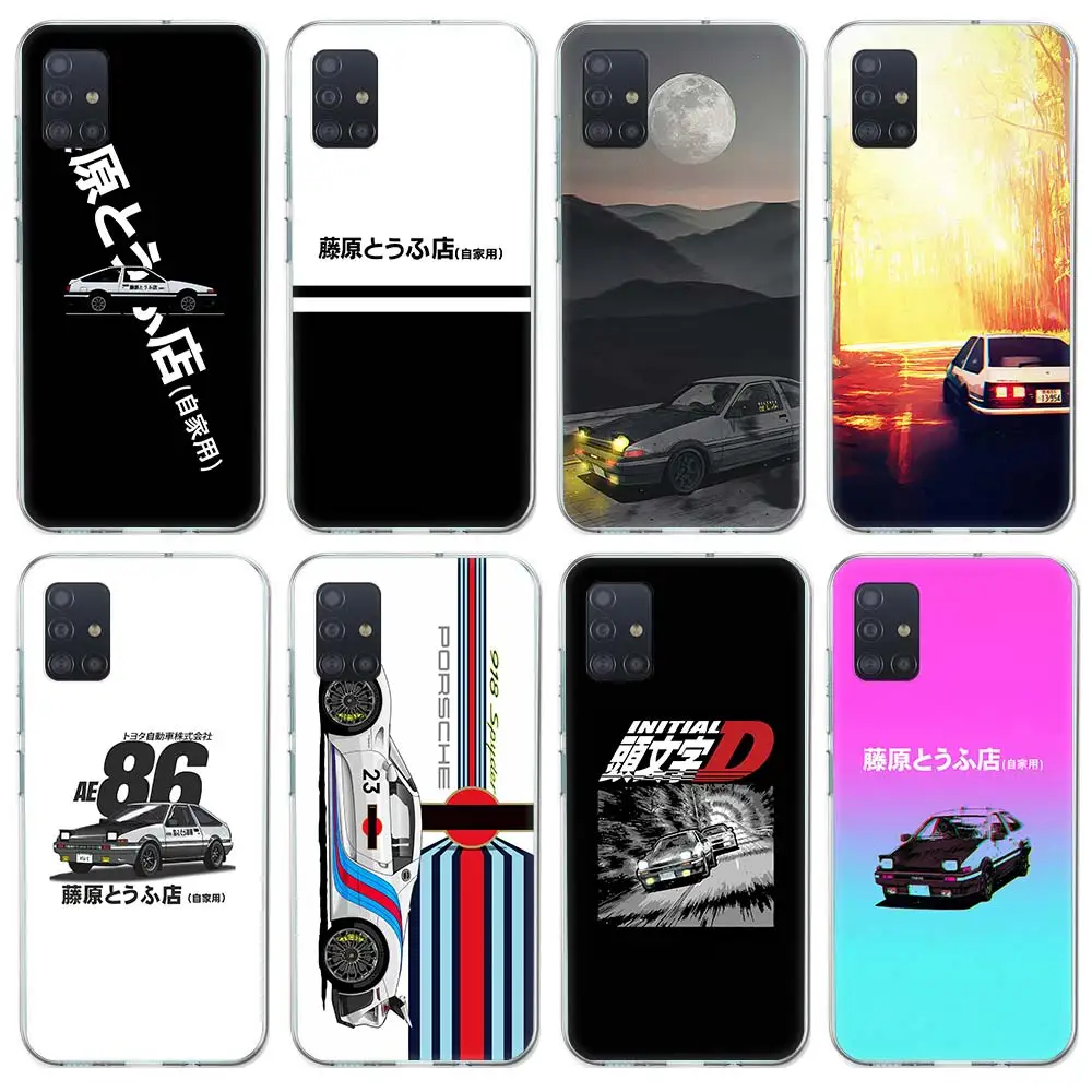 

Japan Initial D AE86 Anime JDM Case Funda For Samsung Galaxy A51 A71 A42 5G A50 A70 A30 A40 A10S A20E A91A6 A7 A8 A9 Cover Coque