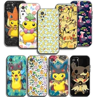 pokemon pikachu phone cases for xiaomi redmi 9 9at 9t 9a 9c redmi note 9 9s 9 pro 5g coque back cover carcasa soft tpu