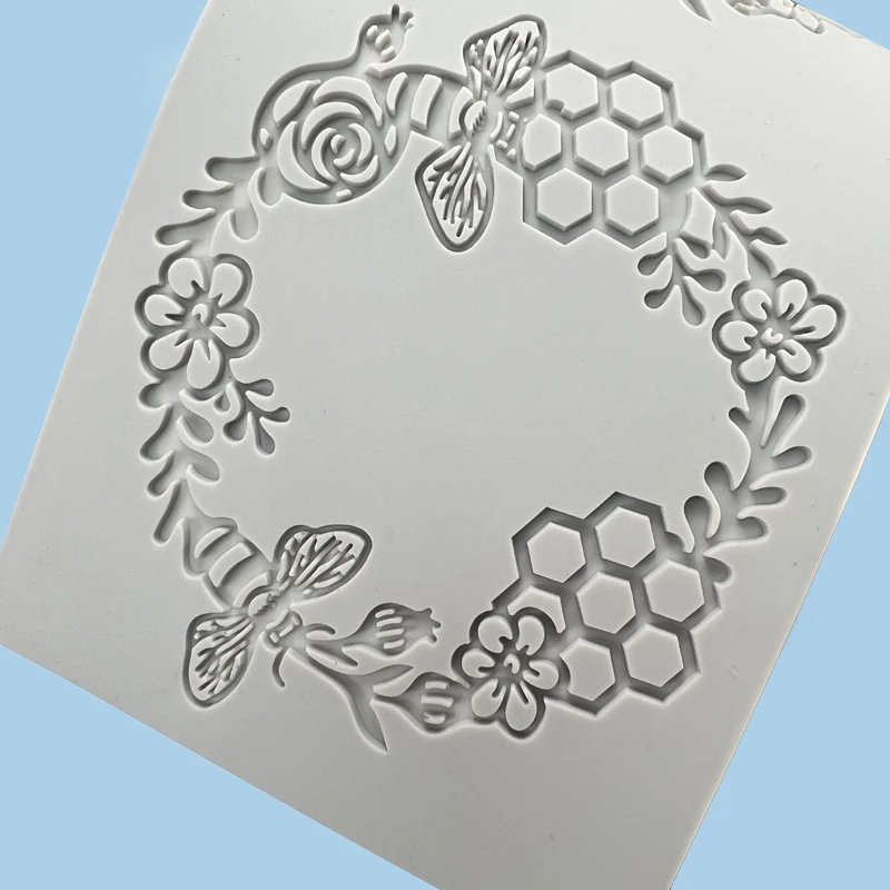 Meiбум гирлянда листья дизайнерский кружевной коврик сахарное ремесло