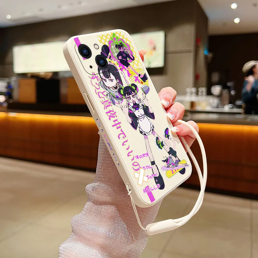 Мультяшный чехол Zutomayo для телефона iPhone 15 14 13 12 11 Pro Max Mini X XR XSMAX SE 8 7 6S Plus мягкий из