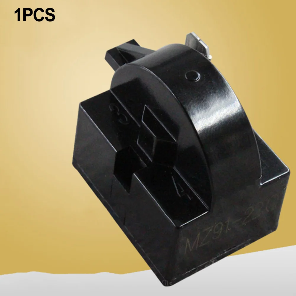 Overload Protector PTC Start Relay Cooler Indoors 1/3Pins 1PC Accessories Black For Compressor For Mini Fridge