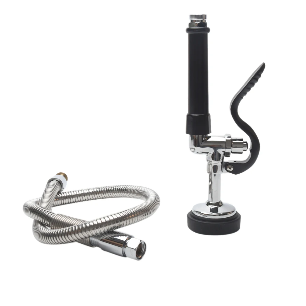 

Restaurant Commercial Water Saving Hotel Spray Head Set Practical Home Pre Rinse With Hose Durable Hardware Kitchen Faucet Tap