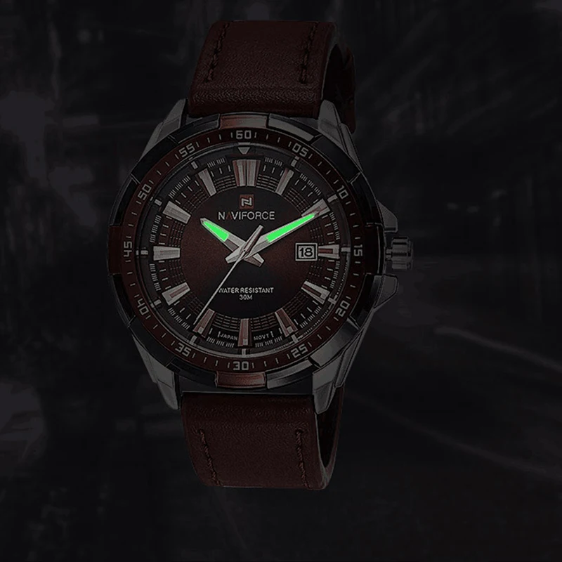 Часы наручные NAVIFORCE мужские кварцевые модные роскошные спортивные