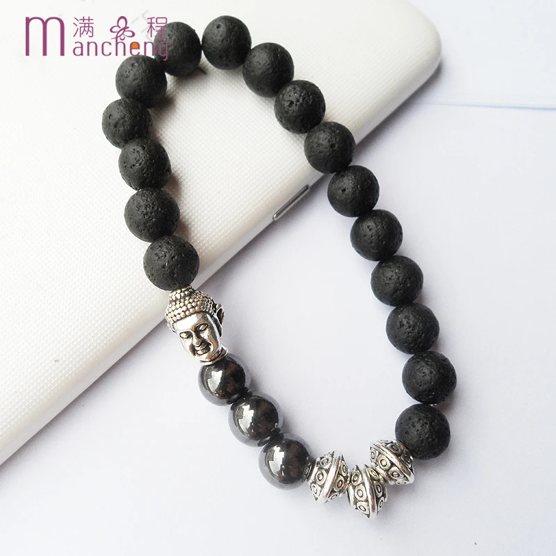 Официальные винтажные браслеты Tiki Website мужские древние 8 мм вулканическая йога