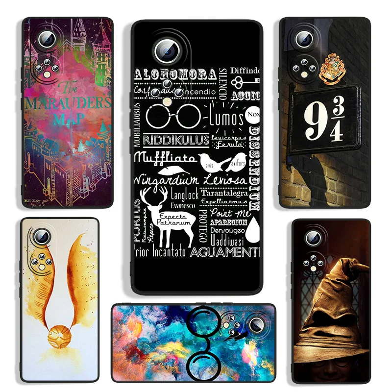 

Potters Anime Cute Phone Case For Huawei Honor 9S 9X 9C 9A 9 8X 8C 8A 8 7S 7C 7A Lite Pro MAX Prime Black Cover