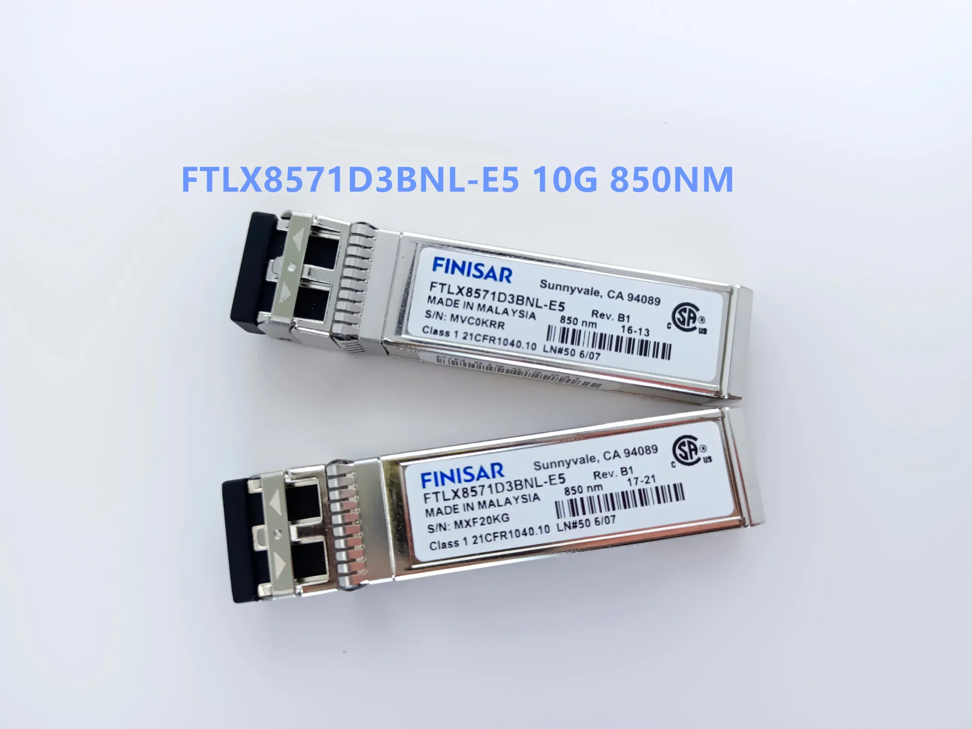 Finisar Module 10G SFP 850NM Optical Fiber FTLX8571D3BCL FTLX8571D3BNL-E5 FTLX8571D3BCL-EM FTLX8574D3BCL FTLX8574D3BNL-E5