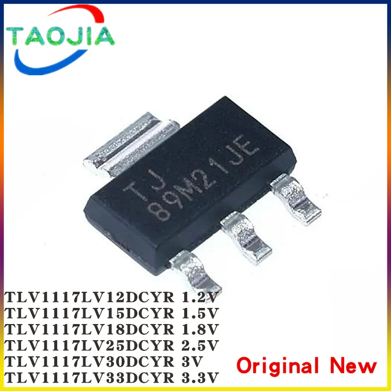 10 шт., новинка, TLV1117LV12DCYR TLV1117LV18DCYR TLV1117LV25DCYR TLV1117LV28DCYR TLV1117LV30DCYR TLV1117LV33DCYR TJ SOT-223
