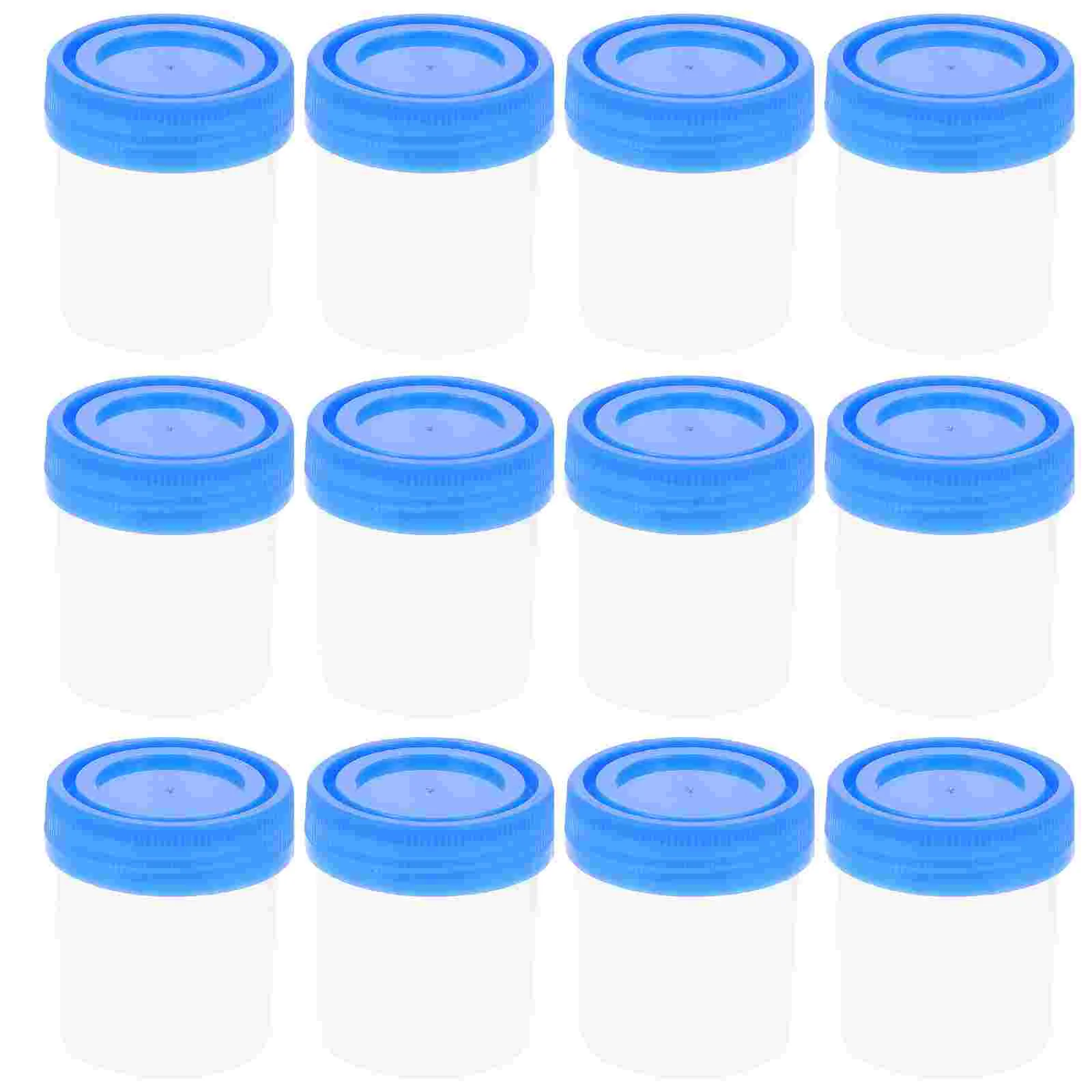 

25pcs Fecal Specimen Cup Urine Sample Container Sputum Collection Cup with Lids
