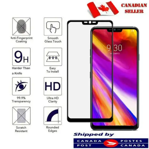 

Для LG G6 G7 ThinQ Premium полное покрытие закаленное стекло прозрачная защита экрана