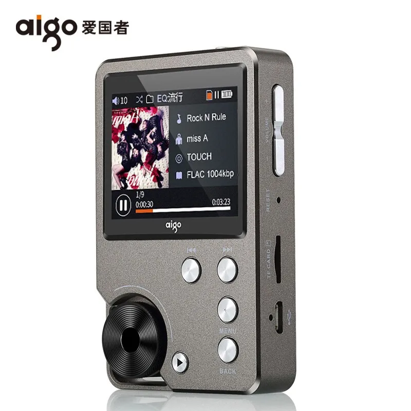 

Aigo MP3-105 PLUS Hifi Music Player Mp3 with Screen WM8965 Mini Portable Hi-res Flac Mp3 Player DSD Sport USB Audio Player