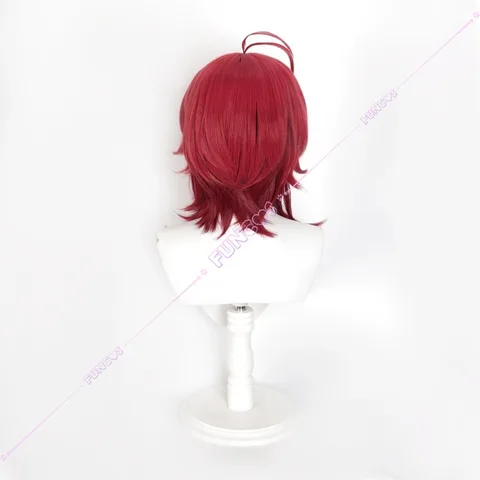 IBEASEN Wuthering Waves Ciaccona Косплей парик  темно-красного цвета