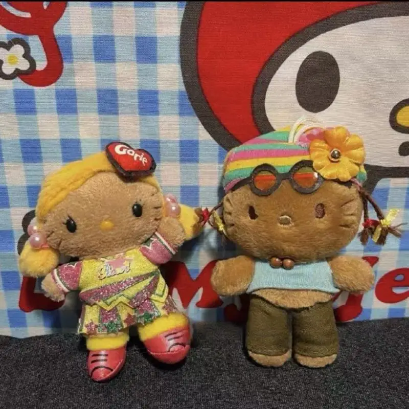 

Sanrios Hello Kitty Hawaiian Series Cartoon Plush Doll Pendant Limited Edition Chute Board Stuffed Toy Animation Peripheral Gift