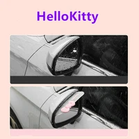 hellokitty car mirror rain shield kawaii car mirror rain eyebrow cartoon cute mirror rain shield girl car accessories gift