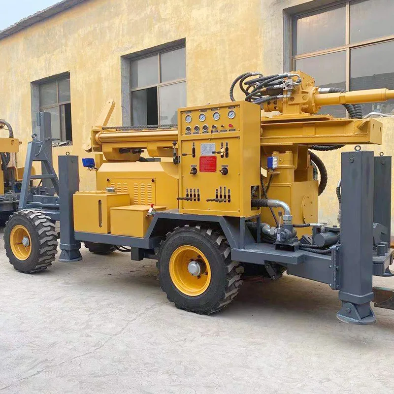 Простая эксплуатация гидравлическая буровая установка для скважин