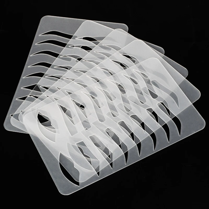 

Трафарет многоразовый для практики микроблейдинга бровей и губ, 1 шт.