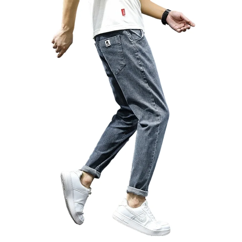 

2022 New Men's Skinny Jeans Fashion Casual Elastic Cotton Slim Denim Pants Male Brand Clothing Pencil pants Joggers trousers