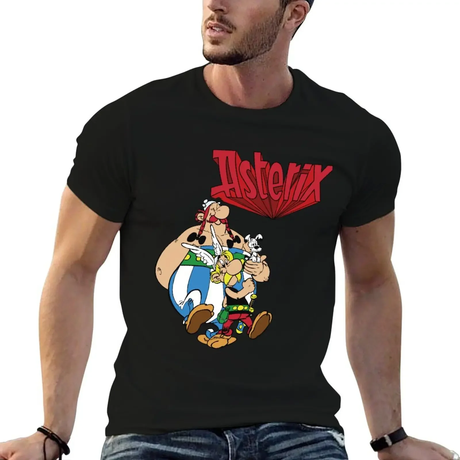 Printed Gallic Adventures: Classic Video Game Asterix Products T-Shirt man clothes mens t shirts pack