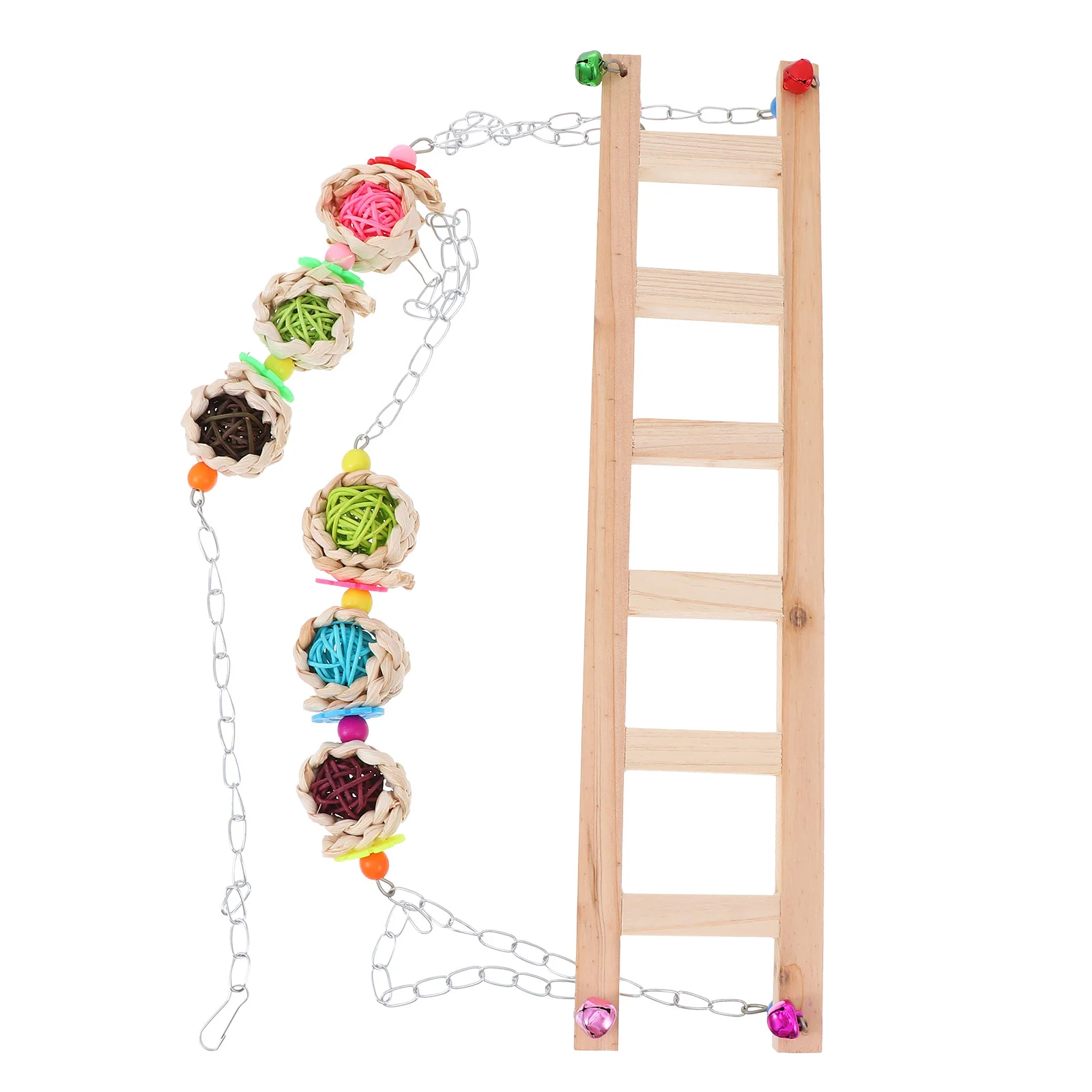 

1pc Rooster Climbing Ladder Cage Hanging Swing Funny Hen Hanging