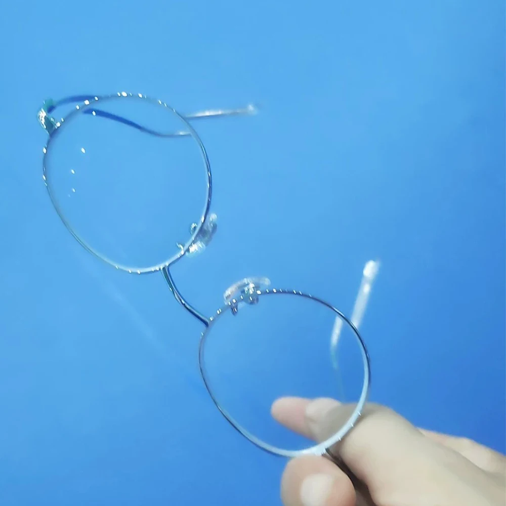 Аниме DAN DA Ken Takakura серебряные очки для косплея круглая металлическая оправа