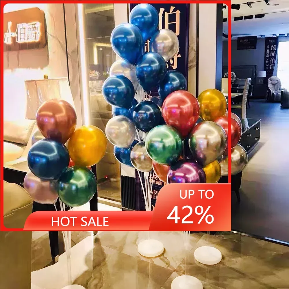 

7/11/13/19 Tubes Balloon Stand Holder Column Confetti Balloons Happy Birthday Ballon Kids Baby Shower Wedding Party Decorations