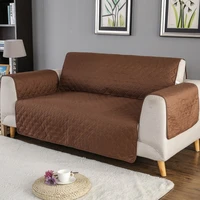 123 seater sofa cover with armrest non slip sofa covers for pets kids solid color couch recliner slipcovers machine washable