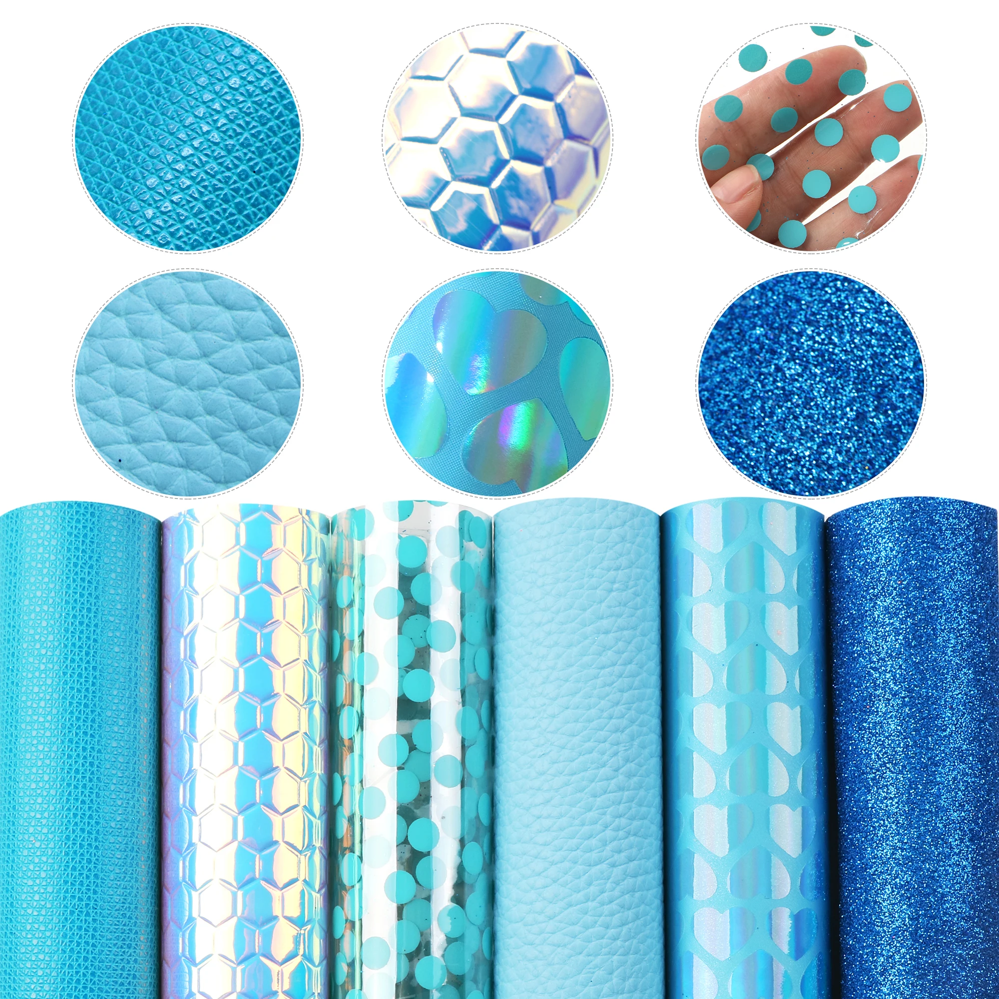 Искусственная кожа в горошек с блестками набор простыней однотонная