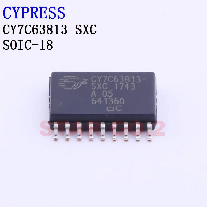 

5PCSx CY7C63813-SXC SOIC-18 CYPRESS Microcontroller