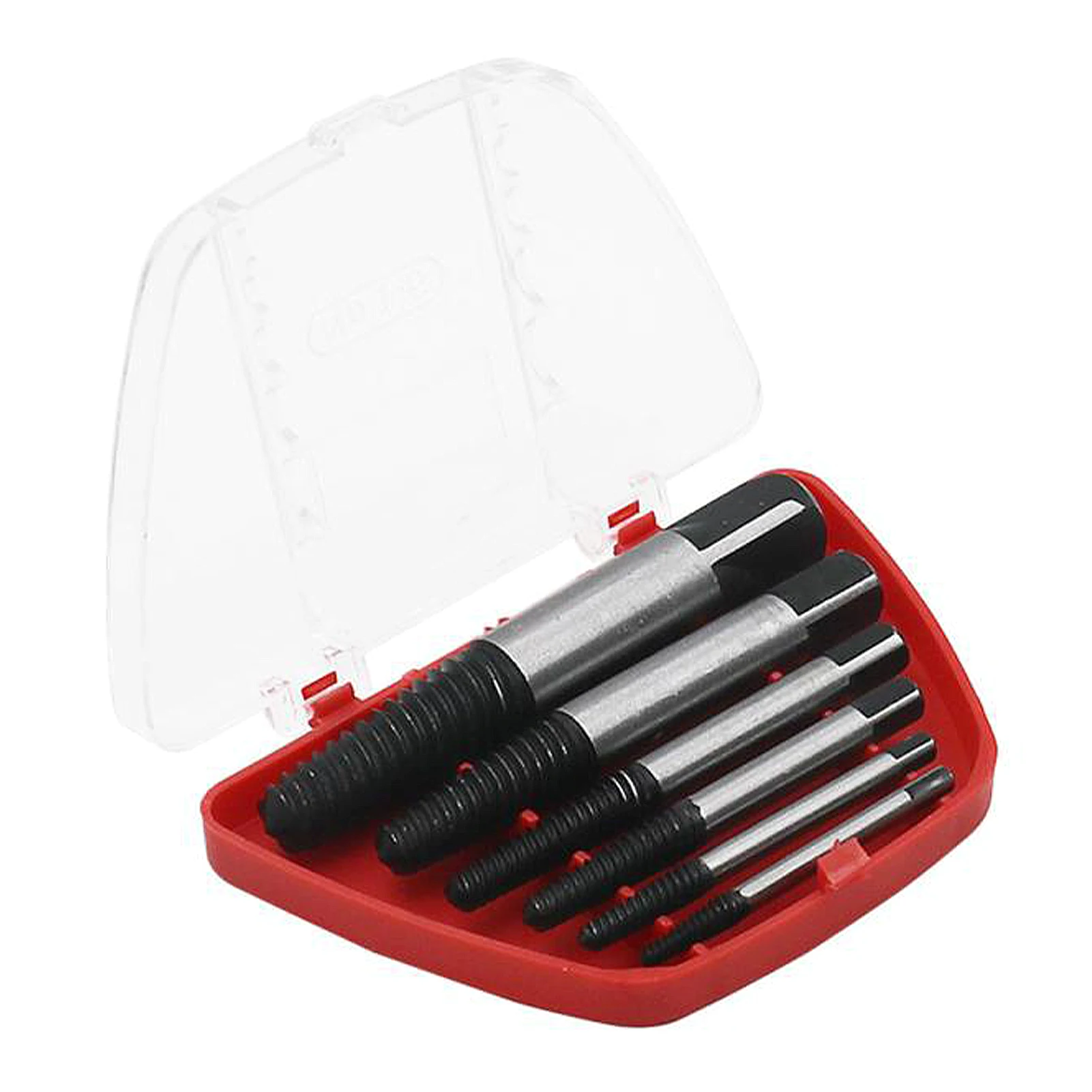 

6pcs Easy Out Home Tap Removal Carpenter Damaged Screw Extractor Set Drill Bit Hard Broken Bolt DIY Professional Bearing Steel