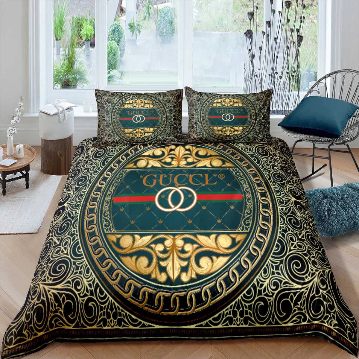 

Famous Brand Theme Bedding Set 2/3pcs Queen King Size Microfiber Quilt/Comforter Cover For Adults European Style Bedroom Decor