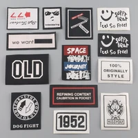mixed 13pcslot fashion letters patches color sewn embroidery iron on applique clothing handmade diy garment decor accessories