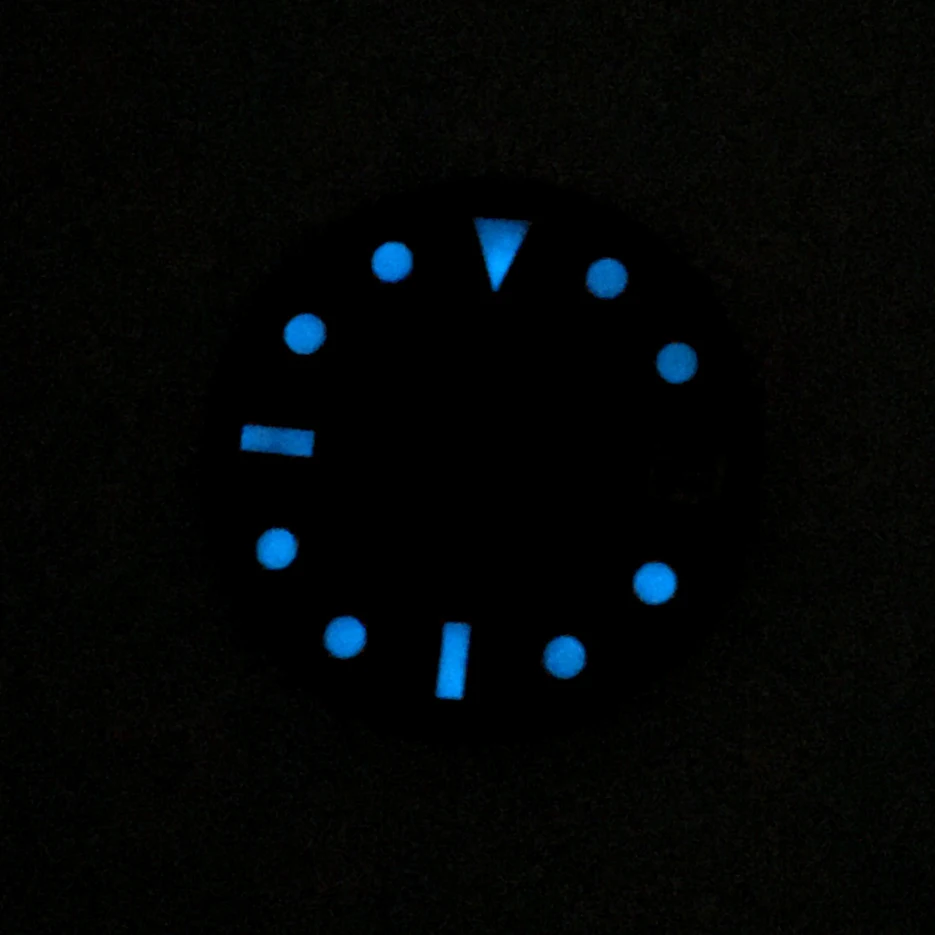 No Logo 28.5mm Watch Dial Substitute Modified Dial Luminous Literal  for NH35A Movement BB2 Men Watch Accessories