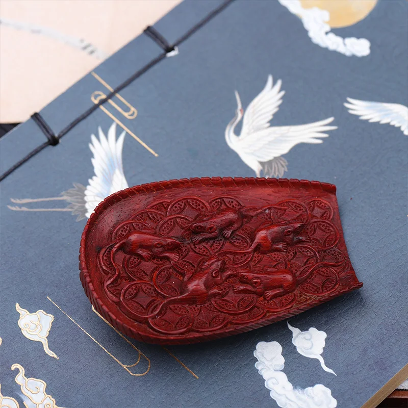 7 см лобулярная скульптура из палисандра богатая подвеска в виде животного