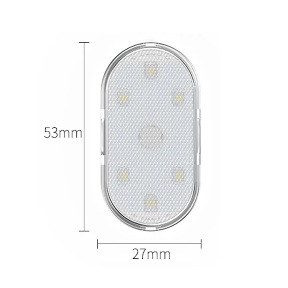 1 шт. миниатюрный Автомобильный светодиодный светильник с USB-зарядкой