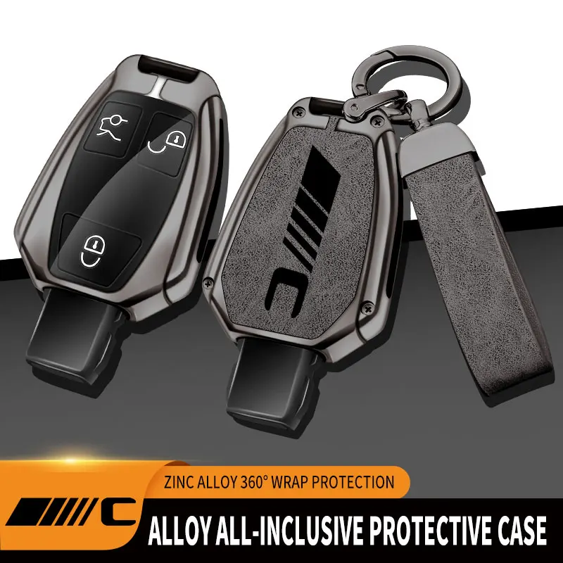 

Zinc alloy car non-slip key case For Benz C Class Remote Control Protector For Mercedes Benz car C300 C260 C200 C180 Key Cover