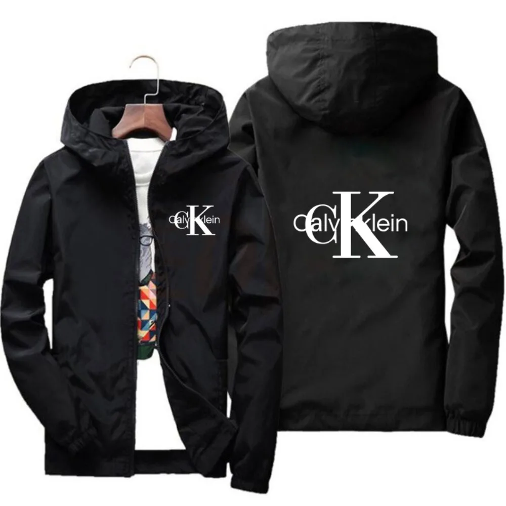 

New 2023 spring and autumn men's light jacket large size coat leisure outdoor fishing sunscreen waterproof hooded windbreakeYK2r