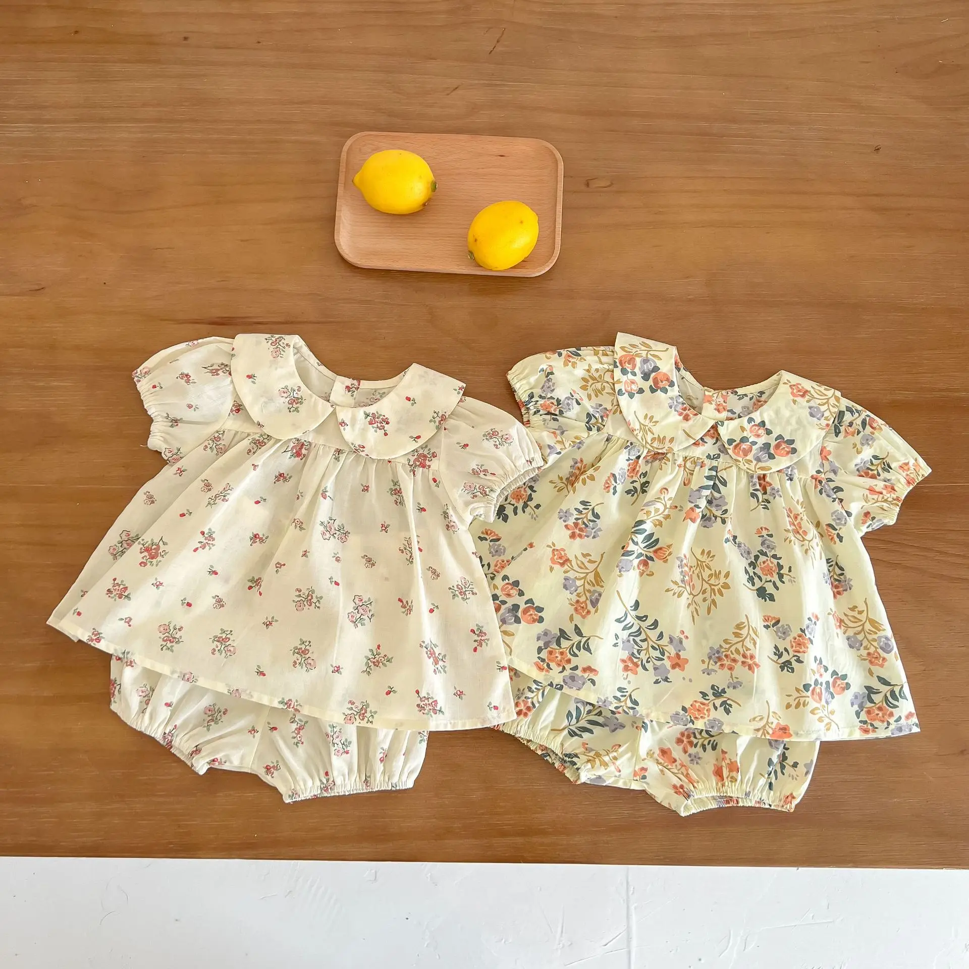 

Newborn Baby Outfit Summer Shirts Pants Baby Two Piece Set Girls Boutique Outfits Infant Baby Clothes Infant Top And Bottoms Set