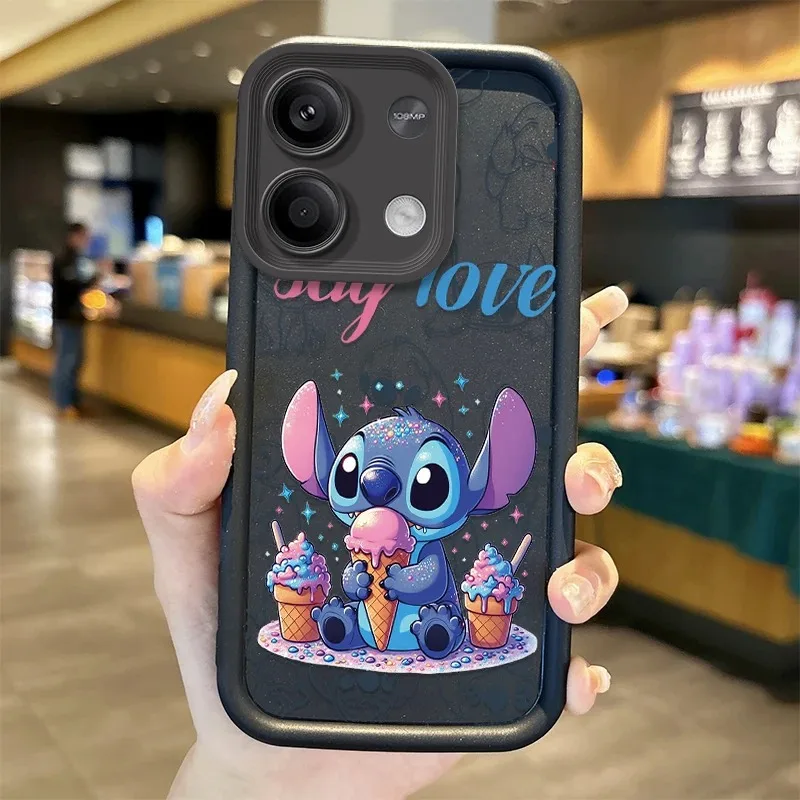 Фото Чехол Kawaii Disney Funda Donut Stitch для Xiaomi Redmi Note 14 13 12 Turbo 11S 4G 11 10 Pro Plus 9 14C 13C 12C 9C A2 A1 №4