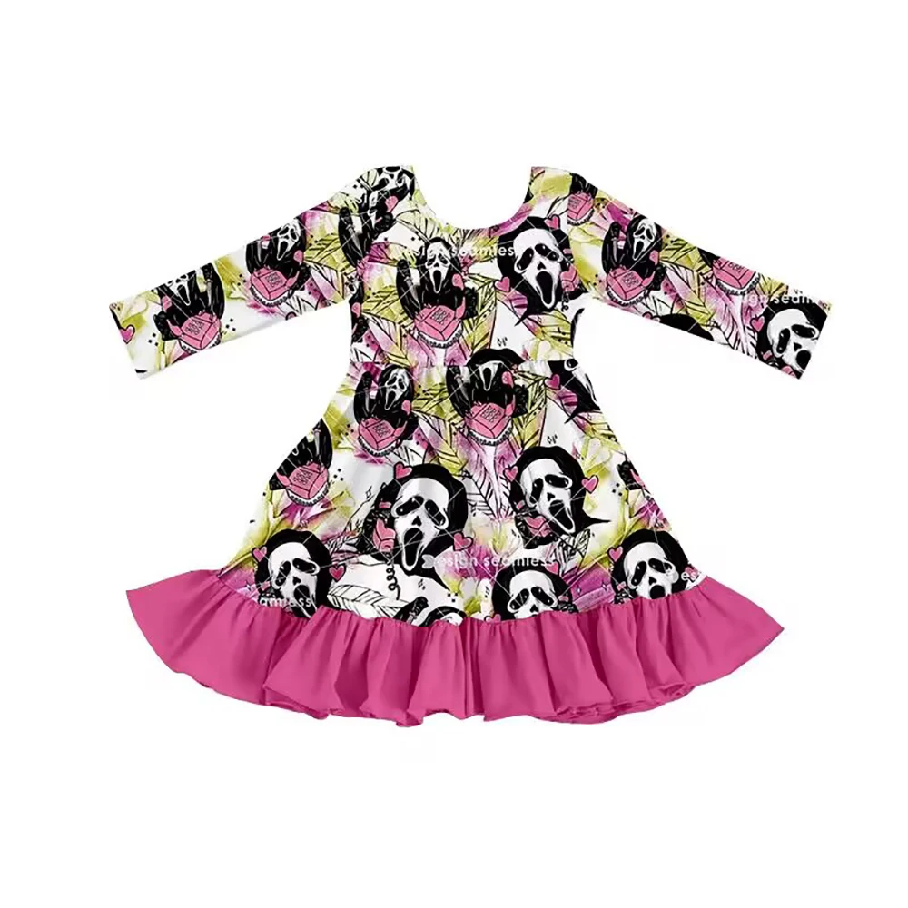 

Boutique Girls Clothes Fall Halloween Christmas Clothing Girls Boutique Christmas Tree Rainbow Witch Ghost Dress