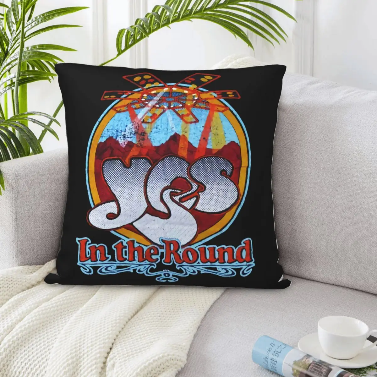 Ya Band Yes 1978 Tur Konser Винтаж Langka Asli Рок-флаг Cetak Ulang Dd158 Наволочка