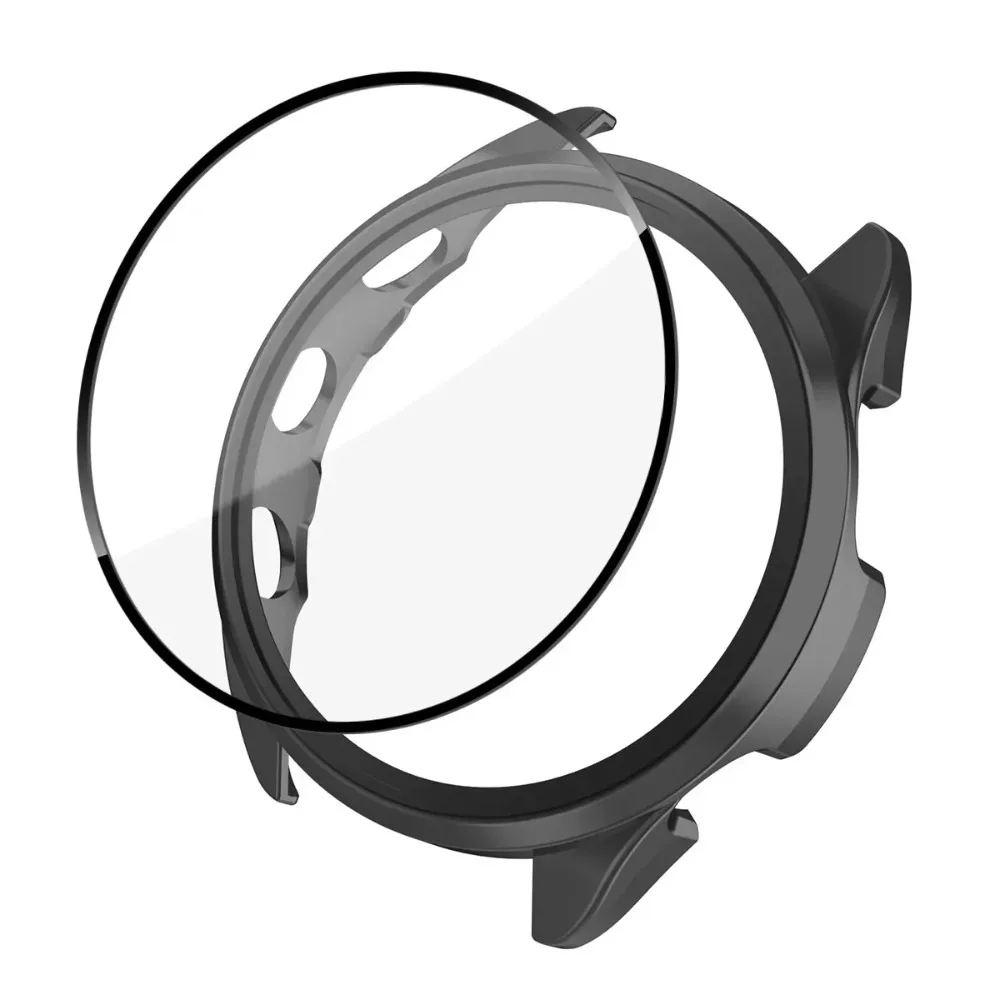 Фото Чехол для ПК + защитное стекло из закаленного стекла для Garmin Forerunner 170/70/970/570/965/265/165, защитный корпус для Garmin Venu 4 45/41 мм/Active 6/5 №2