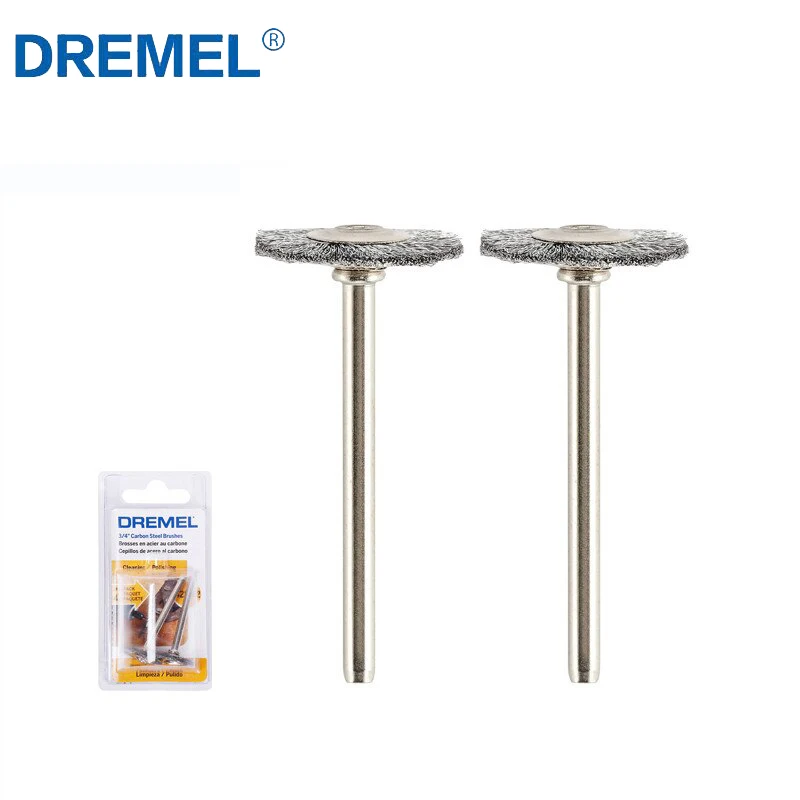 

Dremel 428 Wire Wheel Cup Brush Set Drill Polishing Crimped Stainless Steel Die Grinder Rotary Electric Tool for Engraver Sander